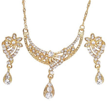 Load image into Gallery viewer, Dubai Gold Jewelry Sets Nigerian Wedding African Beads Crystal Bridal Jewellery Set Rhinestone Ethiopian Jewelry parure