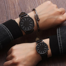 Load image into Gallery viewer, Couple Watches 2019 New Fashion Leather Lover&#39;s Watches Simple Couple Watch Gifts  for Men Women Clock Pareja Pair watch only