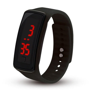 2018 Silicone Led Lover's Watches Men Women Electronic LED Digital Watch Man Ladies Morning Running Sport Watch