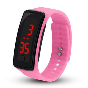 2018 Silicone Led Lover's Watches Men Women Electronic LED Digital Watch Man Ladies Morning Running Sport Watch