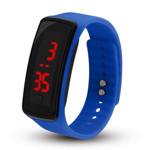 2018 Silicone Led Lover's Watches Men Women Electronic LED Digital Watch Man Ladies Morning Running Sport Watch