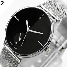 Load image into Gallery viewer, Women's Men's Classic Quartz Stainless Steel Mesh Band Wrist Watch Lover's Gift couple