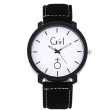 Load image into Gallery viewer, 2019 Lover&#39;s Wristwatch Simple Stylish Couple Watch Luxury Girl and Boy Leather Quartz Clock Lovers Watch For Men Women A40