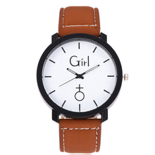 Load image into Gallery viewer, 2019 Lover&#39;s Wristwatch Simple Stylish Couple Watch Luxury Girl and Boy Leather Quartz Clock Lovers Watch For Men Women A40